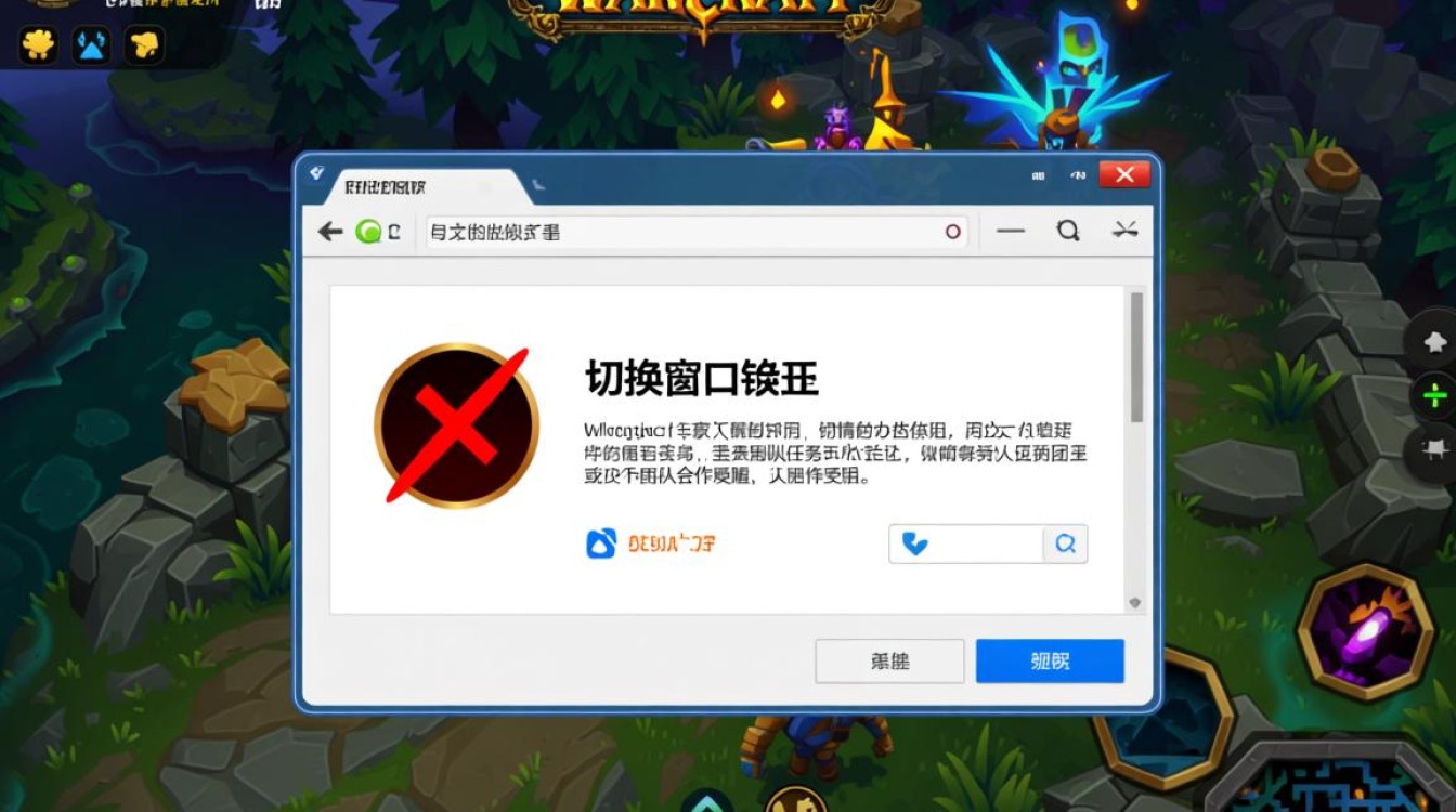 魔兽切换窗口报错