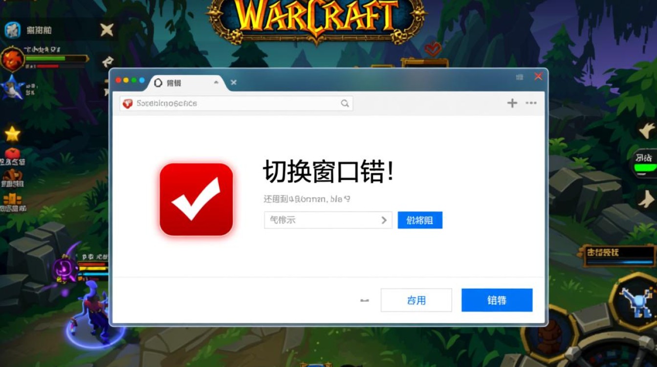 魔兽切换窗口报错