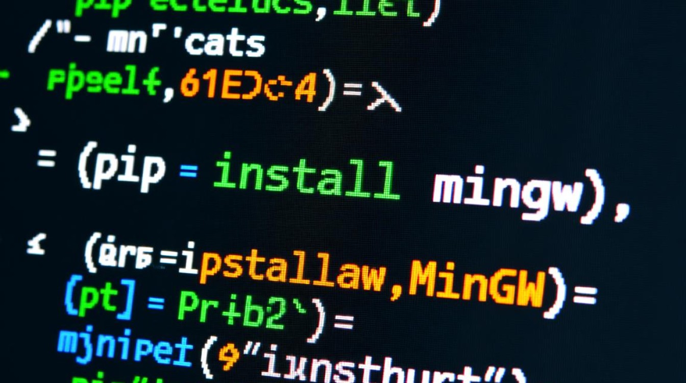 pip install mingw报错