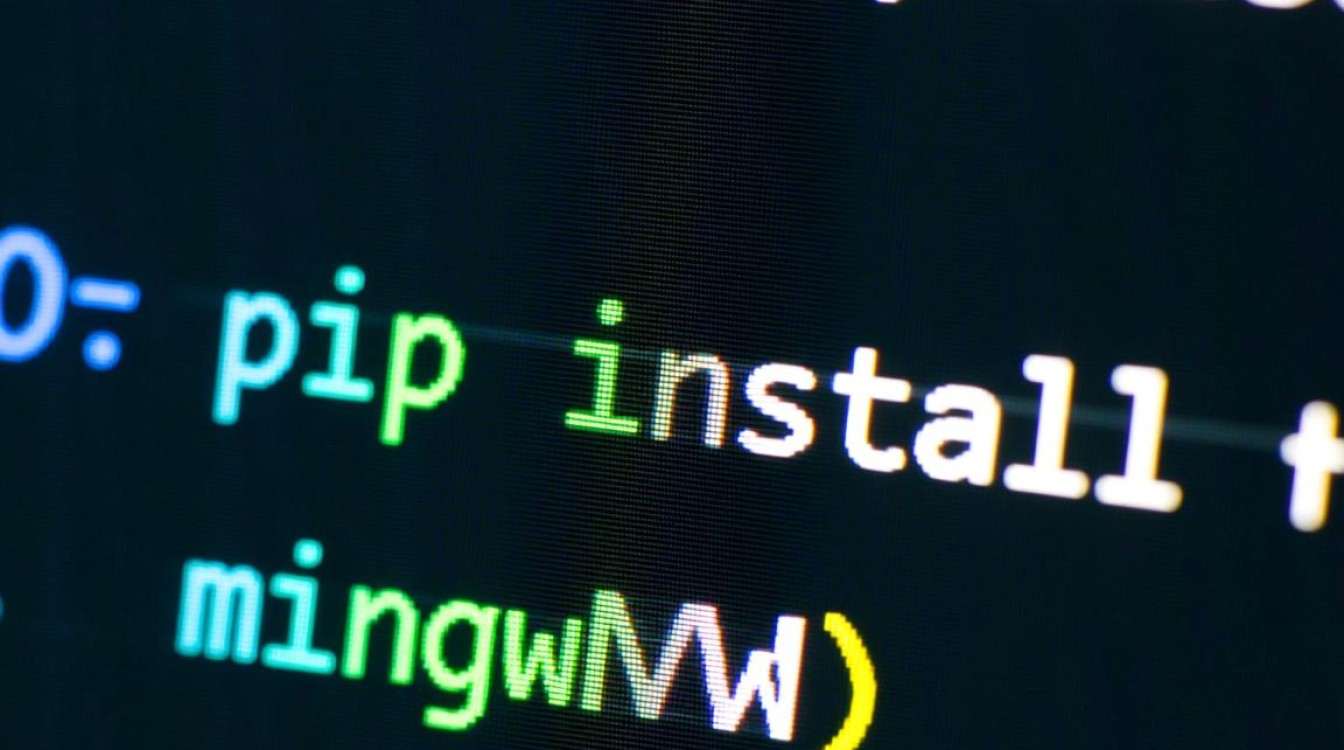 pip install mingw报错