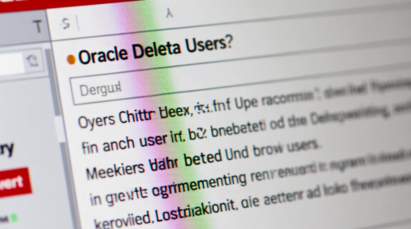 oracle无法删除用户怎么办?解决方法与步骤详解 oracle无法删除用户怎么办?解决方法与步骤详解