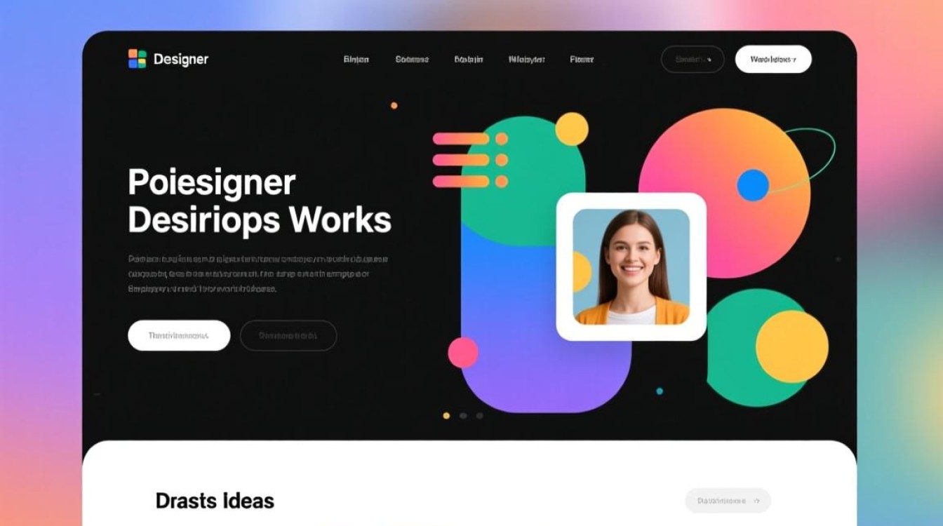 平面设计师个人网站