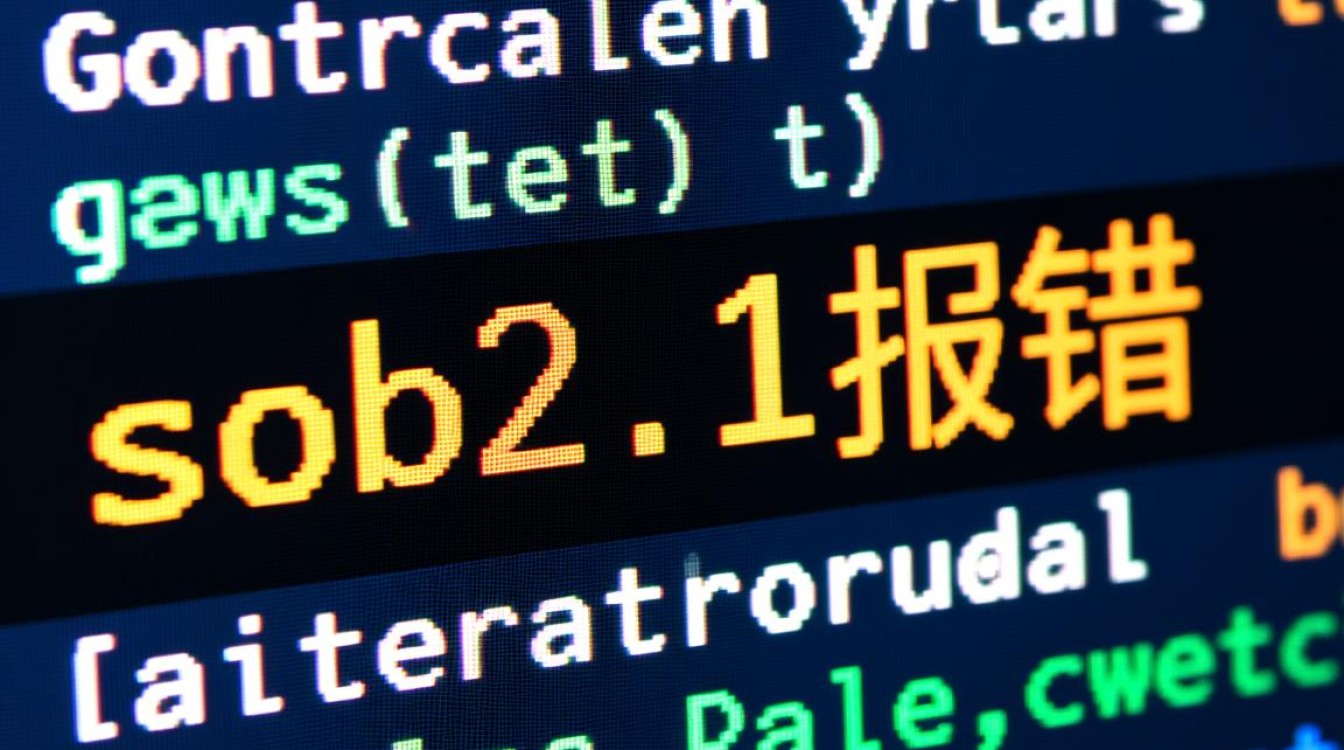 sob2.1报错怎么办？常见原因及解决方法有哪些？