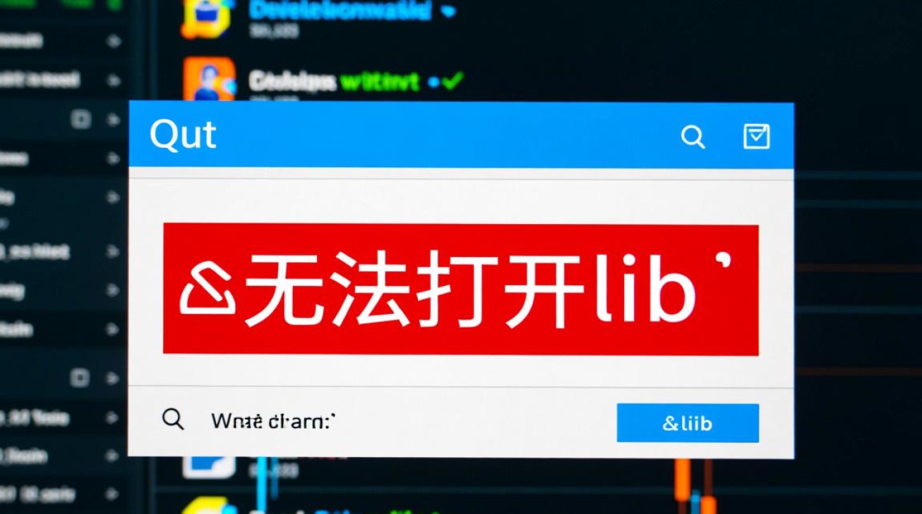 qt 无法打开lib
