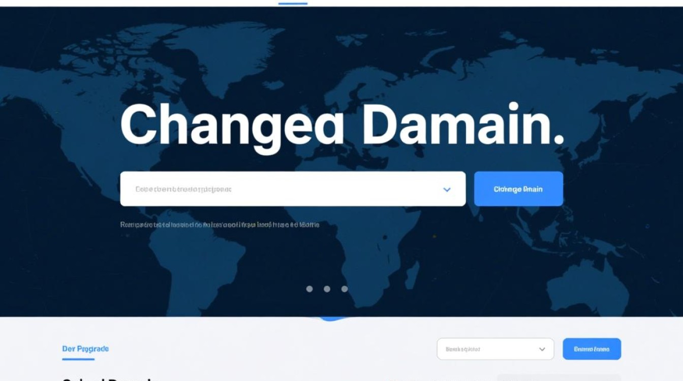 怎么更换网站的域名