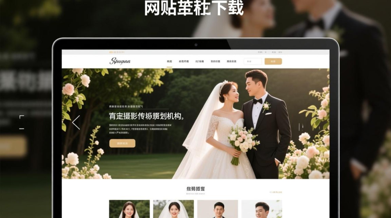婚纱网站模板下载