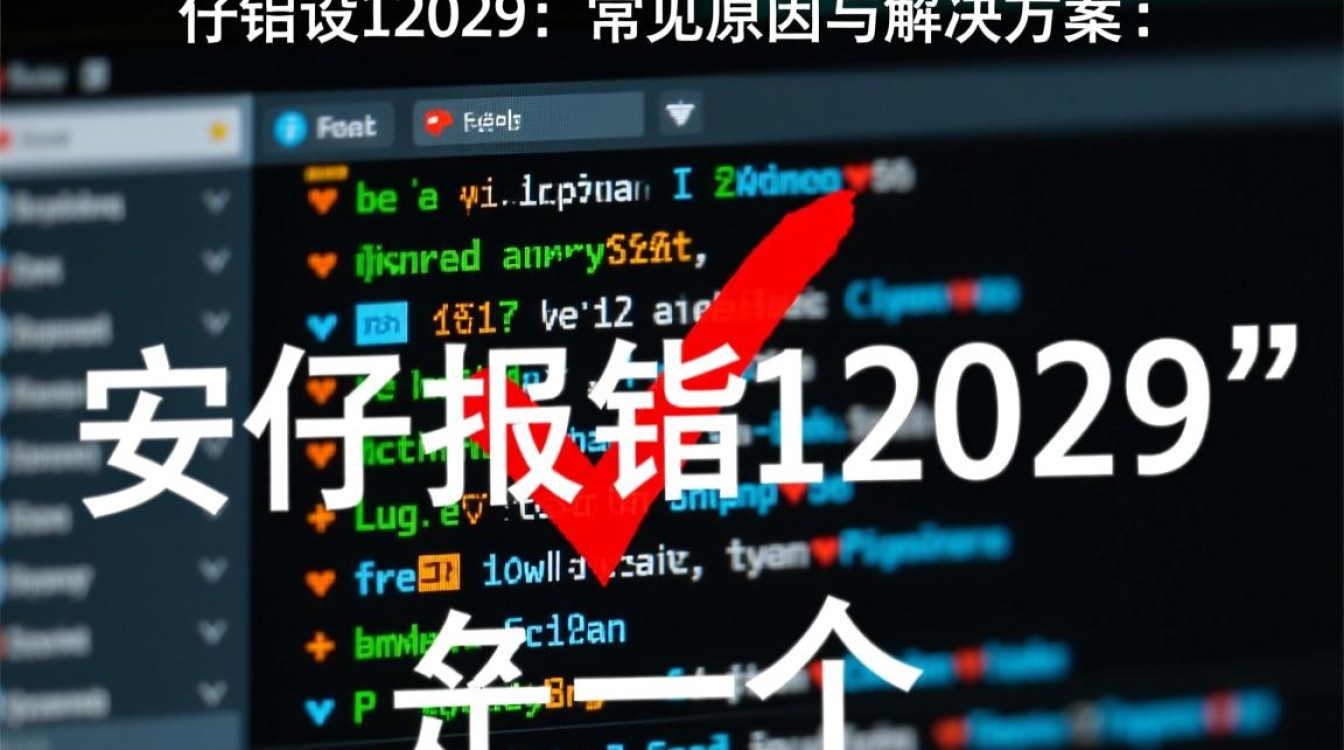 安仔报错12029是什么原因？怎么解决？