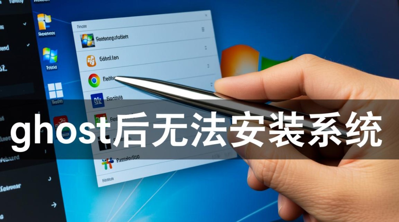 为何Ghost系统安装后无法进行系统安装操作？