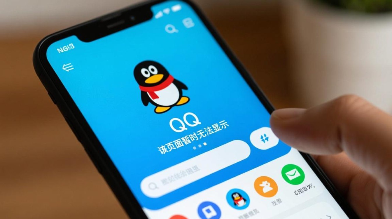 QQ页面异常‘该页面暂时无法显示’，究竟为何问题，紧急修复中？