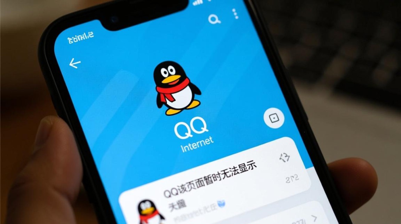 QQ页面异常‘该页面暂时无法显示’，究竟为何问题，紧急修复中？