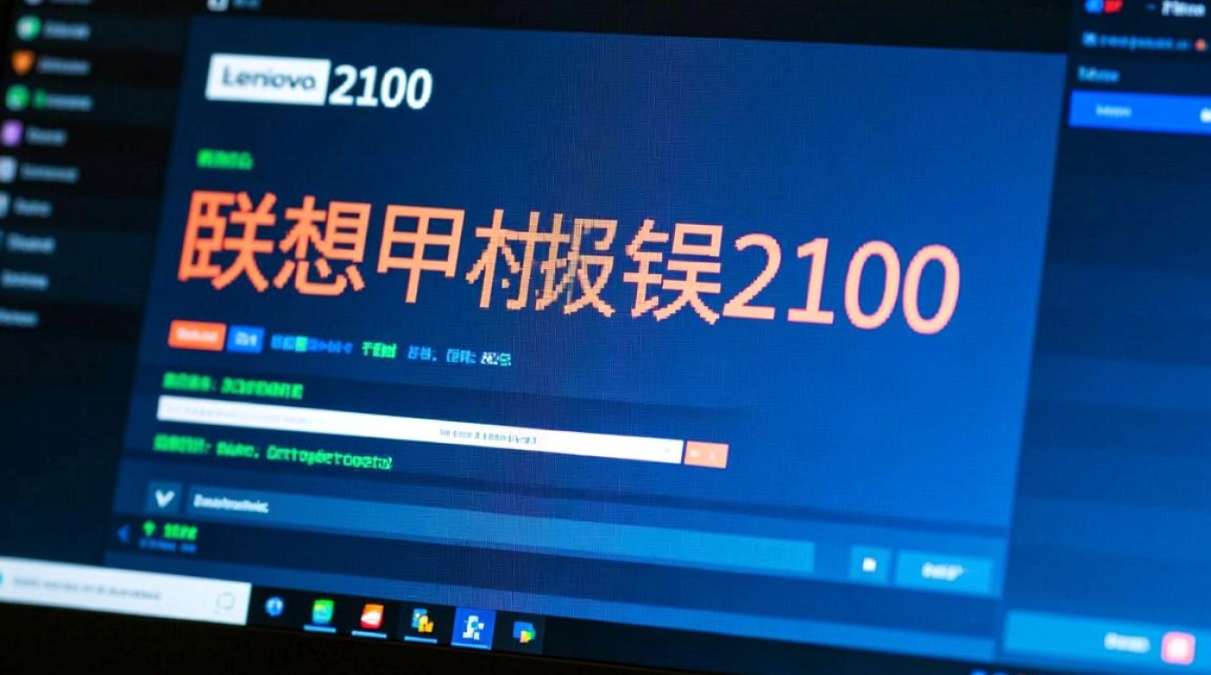 联想报错2100，是什么原因导致，该如何解决？