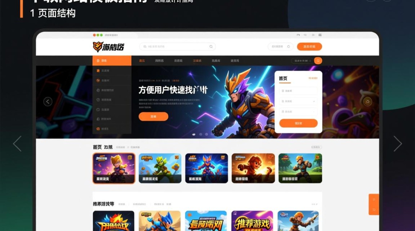 游戏下载网站模板，如何打造吸引玩家的专业平台？