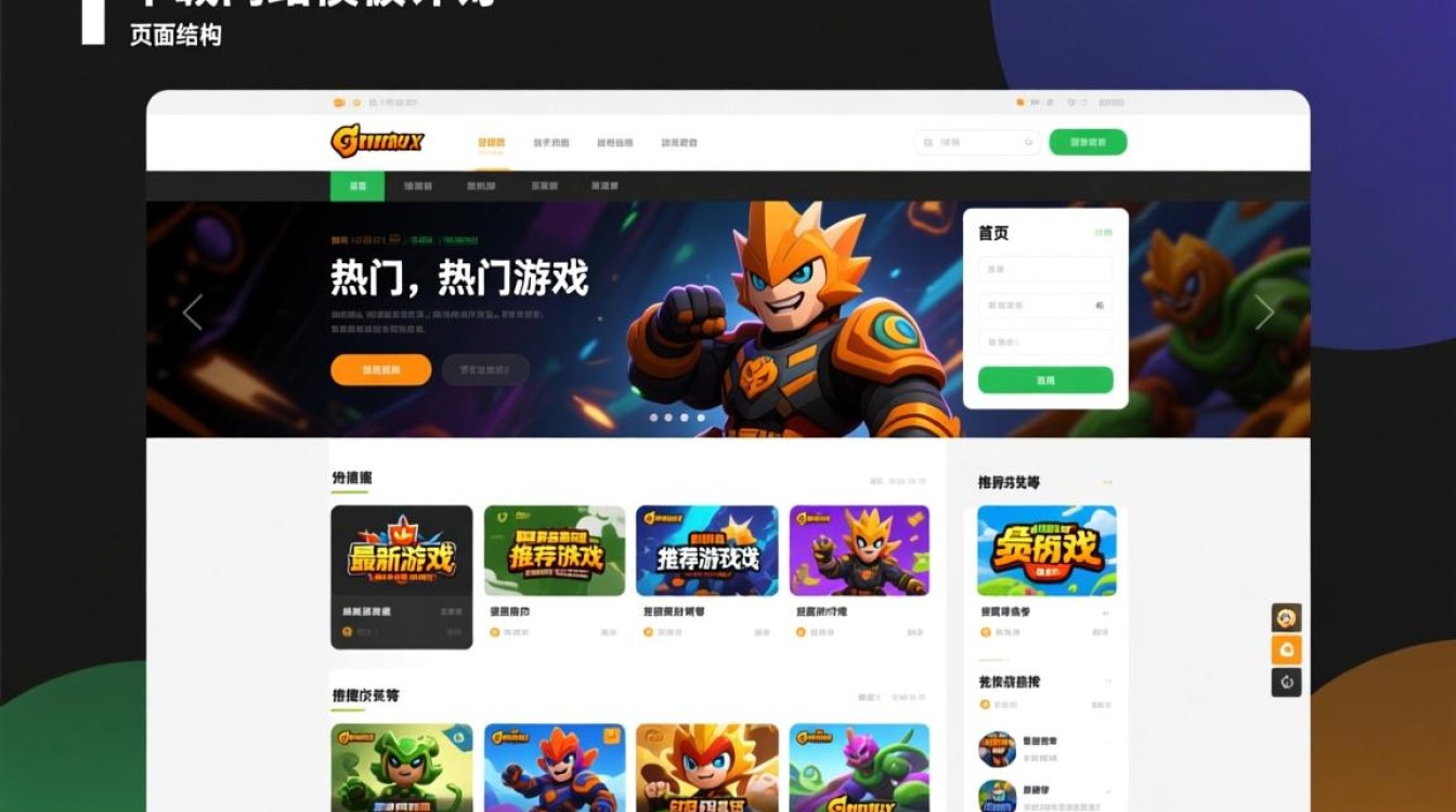 游戏下载网站模板，如何打造吸引玩家的专业平台？