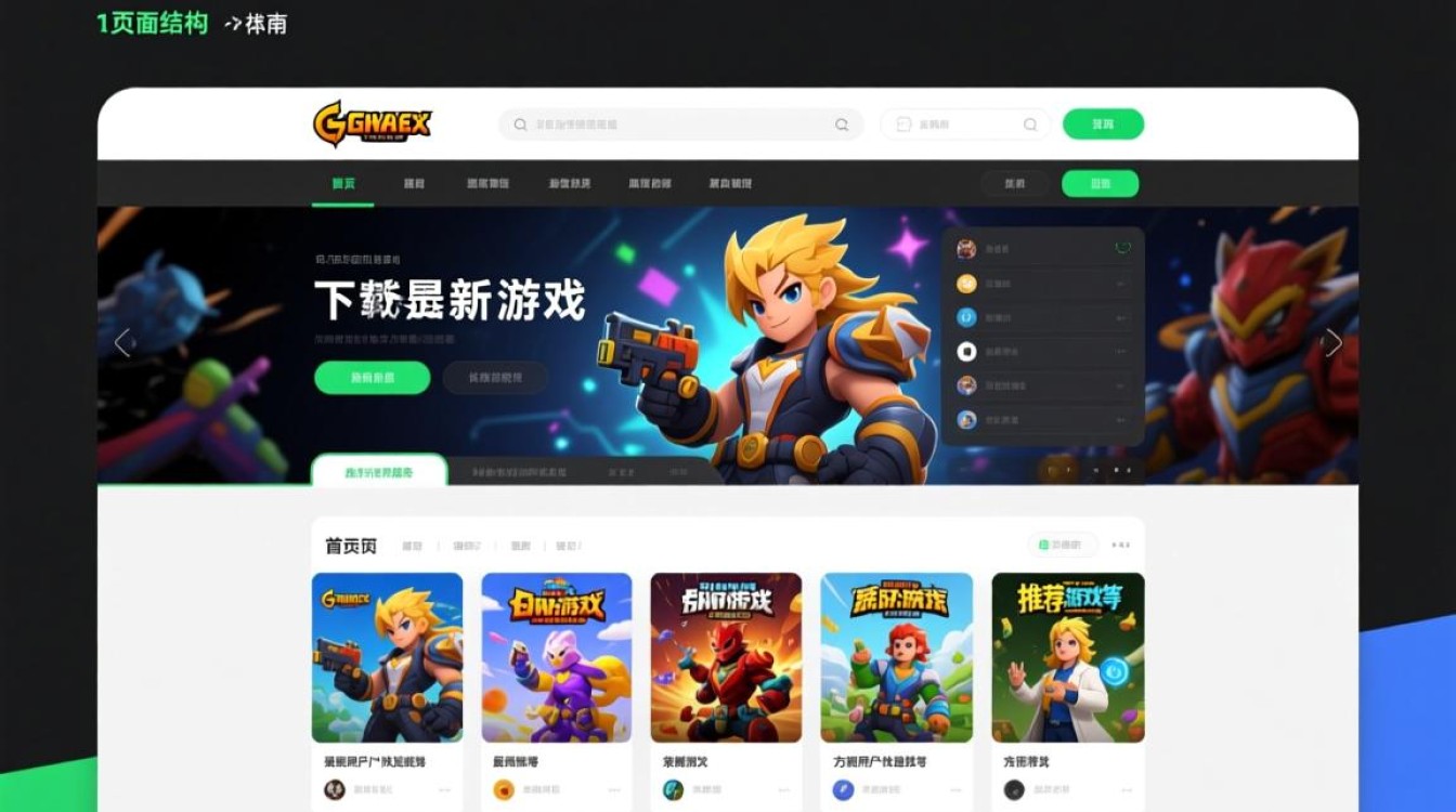 游戏下载网站模板，如何打造吸引玩家的专业平台？