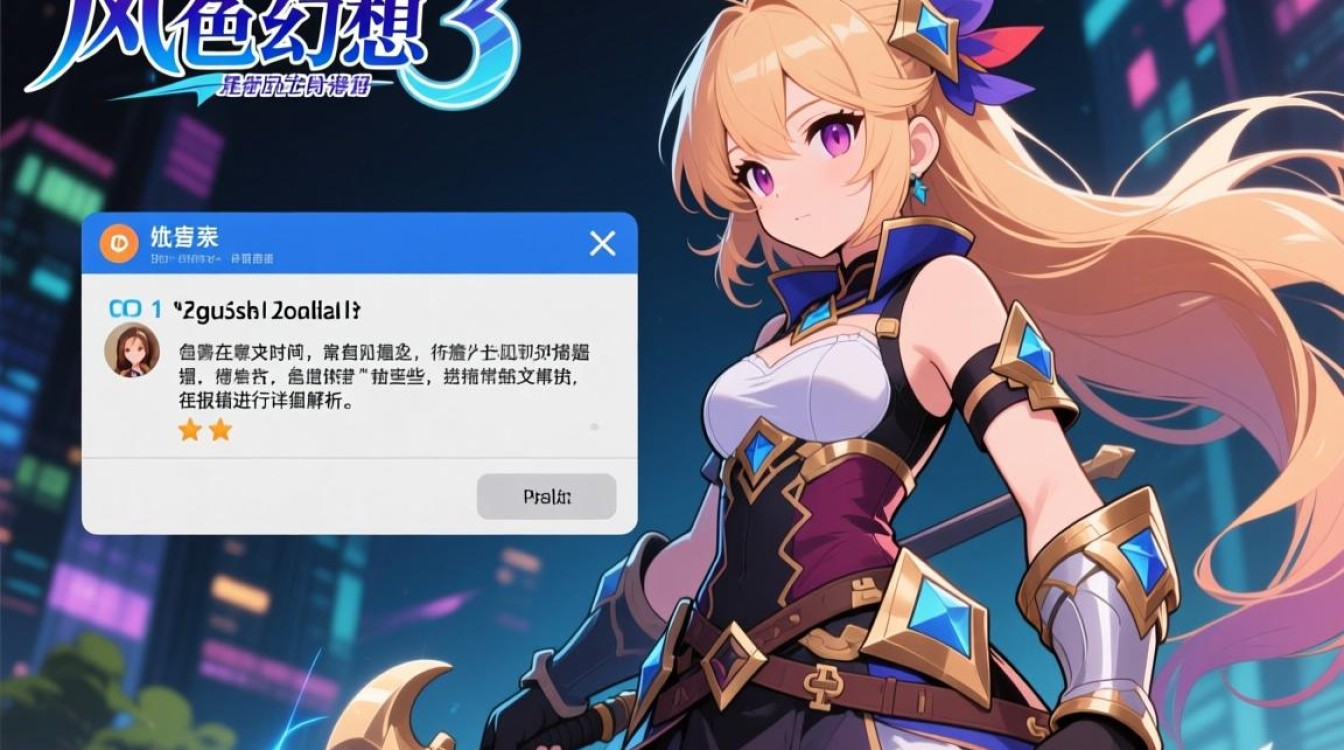 风色幻想3频繁报错？玩家热议，是系统问题还是游戏bug？