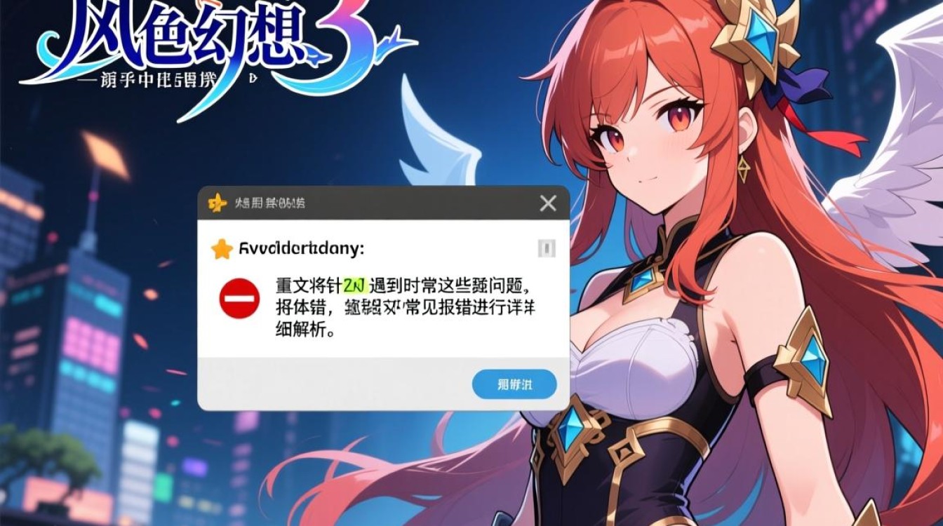 风色幻想3频繁报错？玩家热议，是系统问题还是游戏bug？