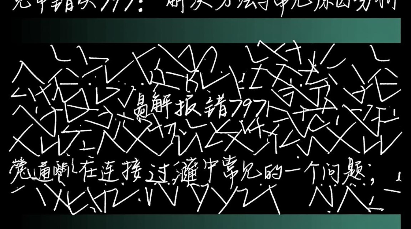 联通宽带报错797故障原因详解及解决方法，为何频繁出现？