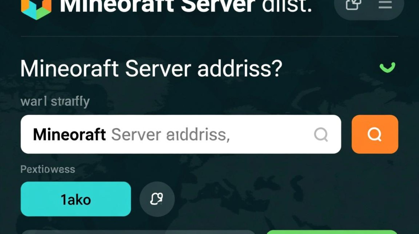 求助如何找到正确的mineoraft服务器地址，连接我的游戏世界？