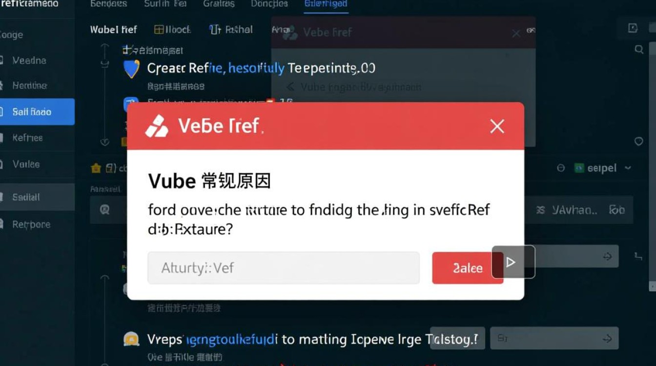 Vue中频繁遇到ref报错，为何我的组件实例引用总是出问题？