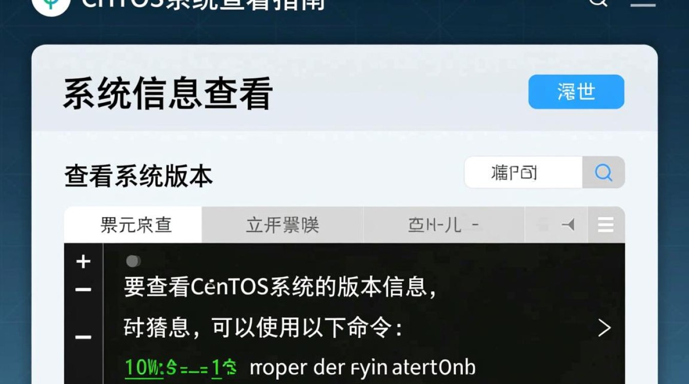 Centos系统查看具体哪些信息或操作方法？