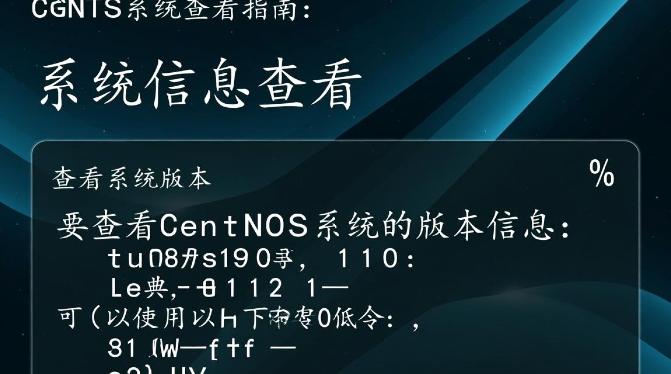 Centos系统查看具体哪些信息或操作方法？