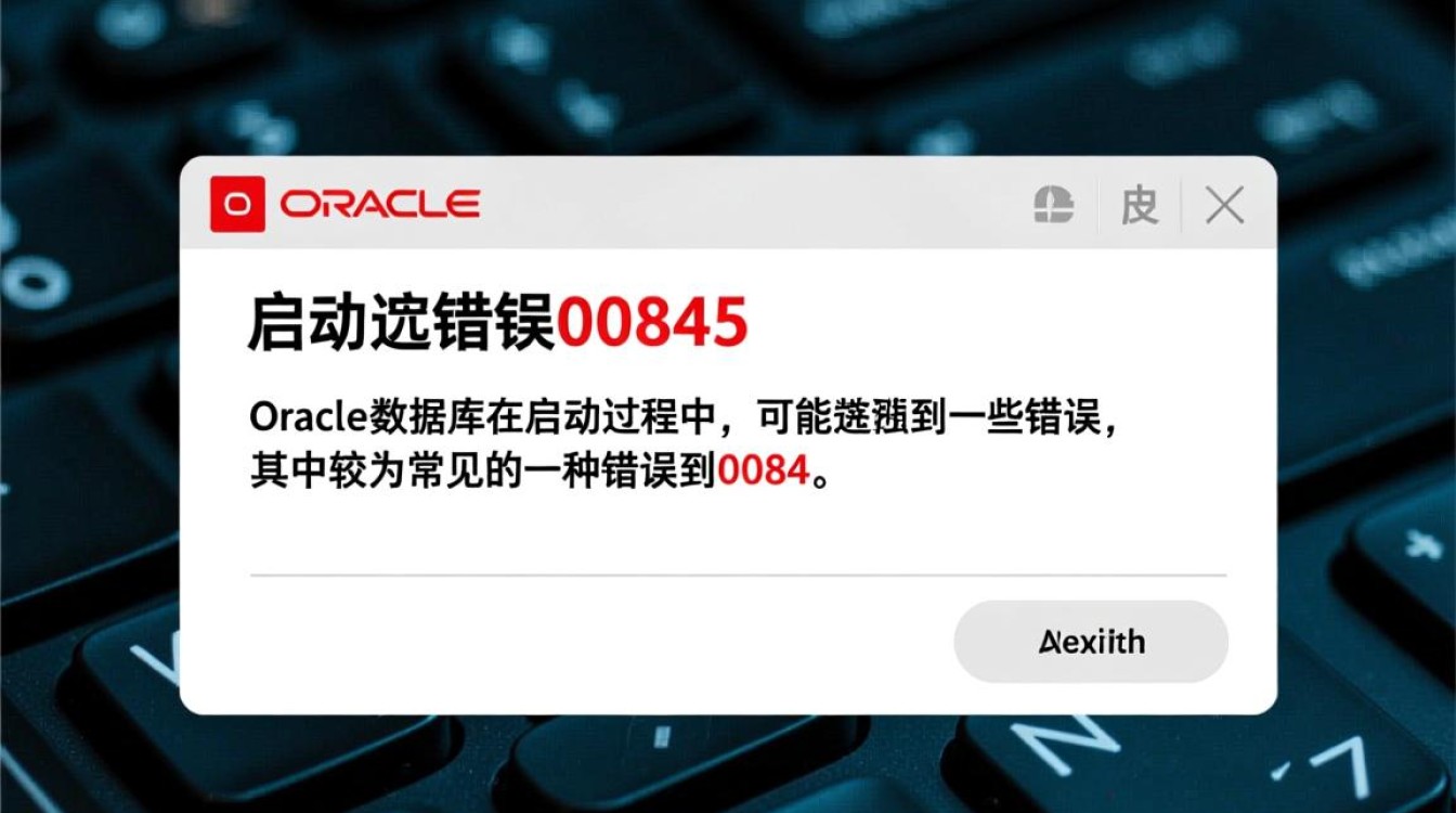 Oracle启动报错00845，是配置错误还是系统问题？解决方法揭秘！