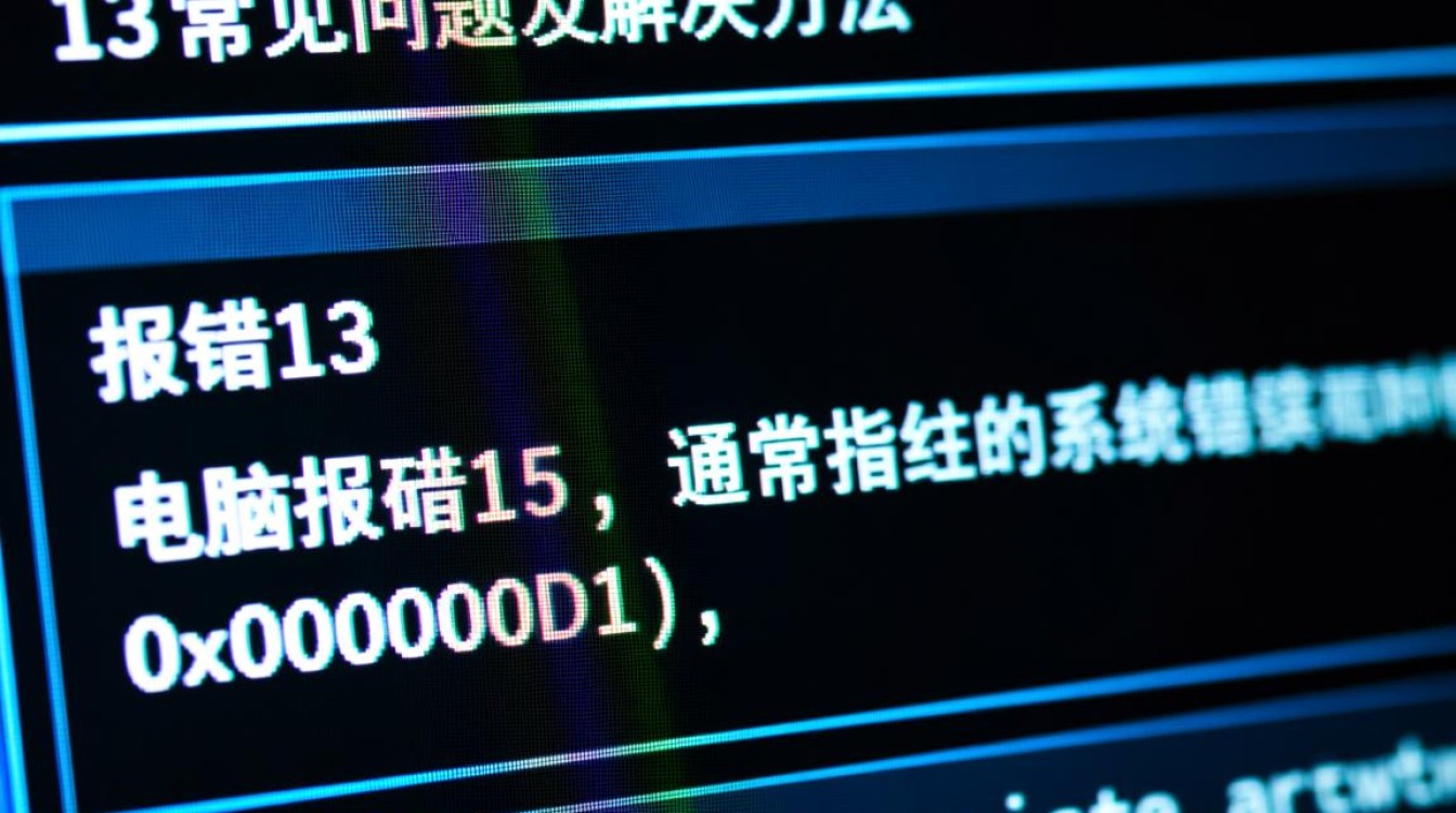 电脑报错13背后原因揭秘，为何频繁出现，如何解决？