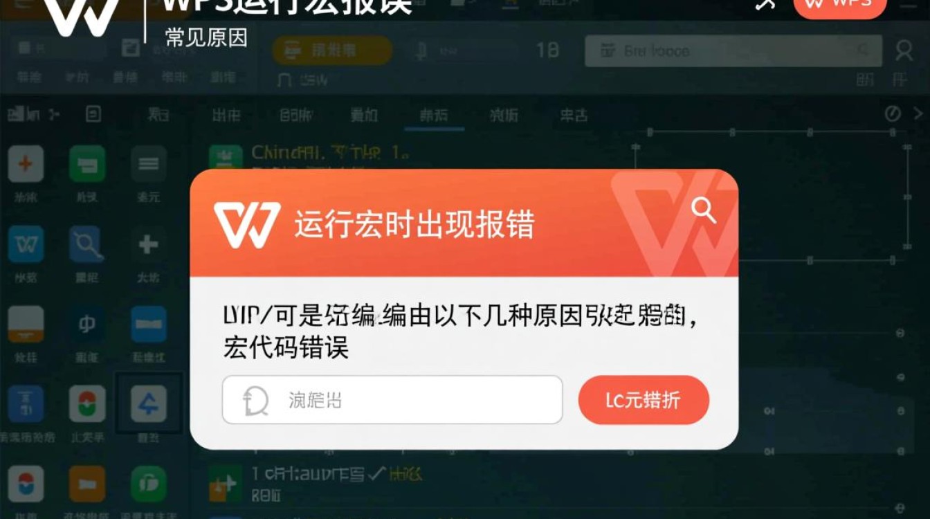 WPS运行宏时频繁报错,是宏代码问题还是系统设置出错?如何解决? WPS运行宏时频繁报错,是宏代码问题还是系统设置出错?如何解决?