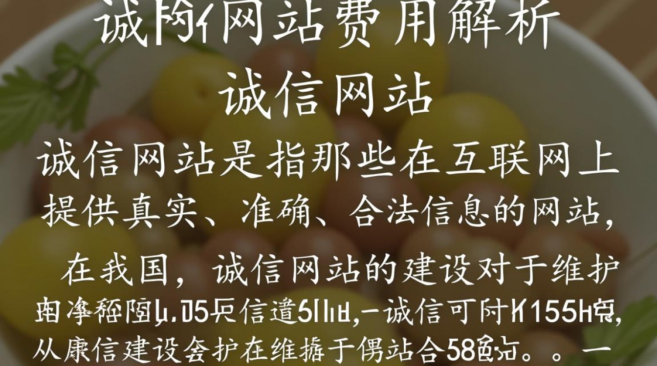 诚信网站认证费用是多少？不同级别认证价格大揭秘！