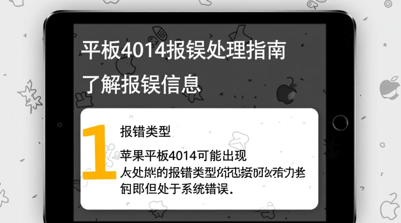 苹果平板4014报错，为何频繁出现？解决方法有哪些？