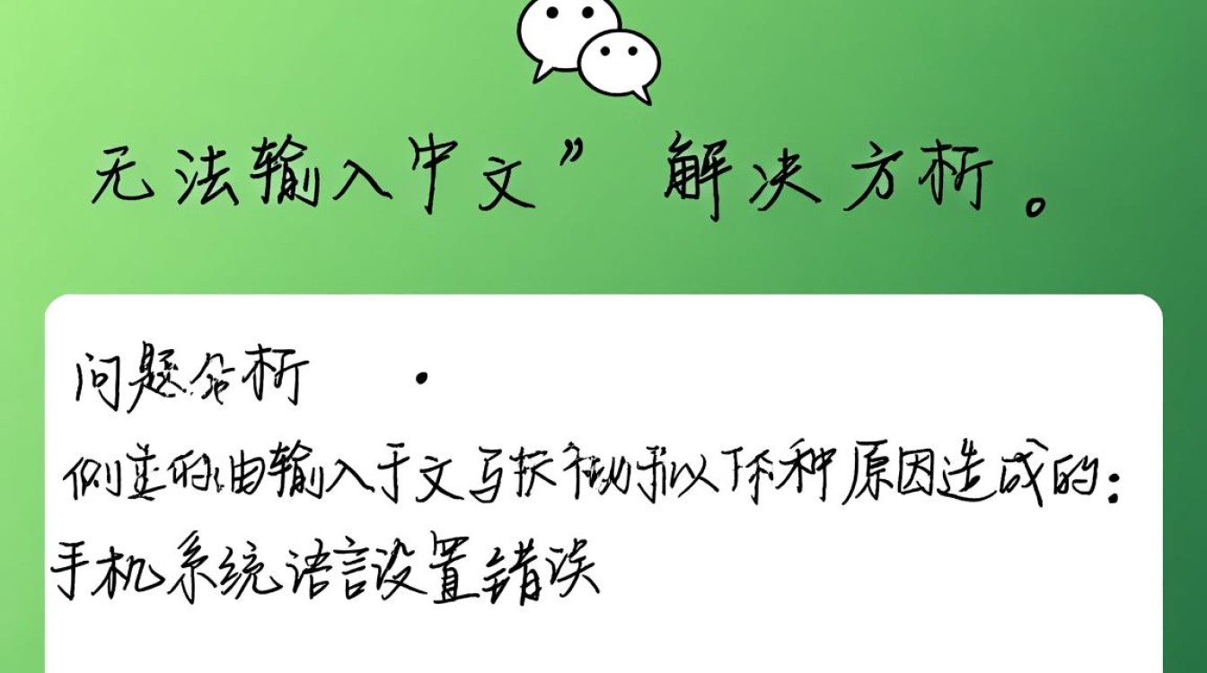 微信输入中文受阻？为何突然无法正常输入中文文字？解决方法是什么？