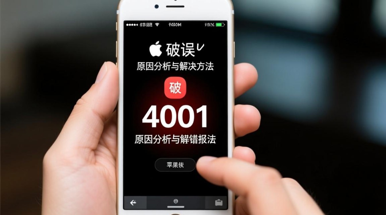 苹果6频繁报错4001？原因何在？解决方法有哪些？