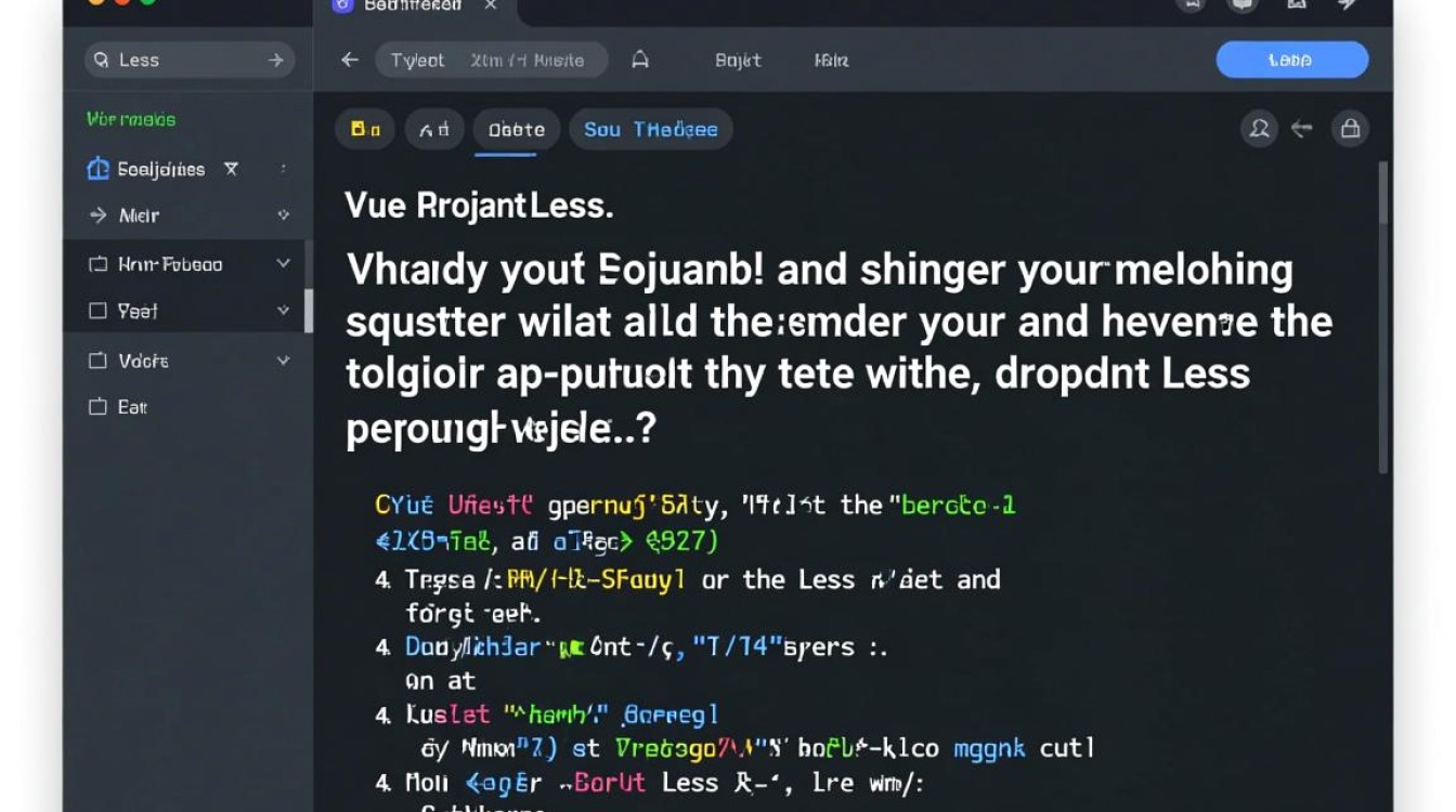 Vue导入Less时频繁报错,究竟是什么原因导致的解决之道? Vue导入Less时频繁报错,究竟是什么原因导致的解决之道?