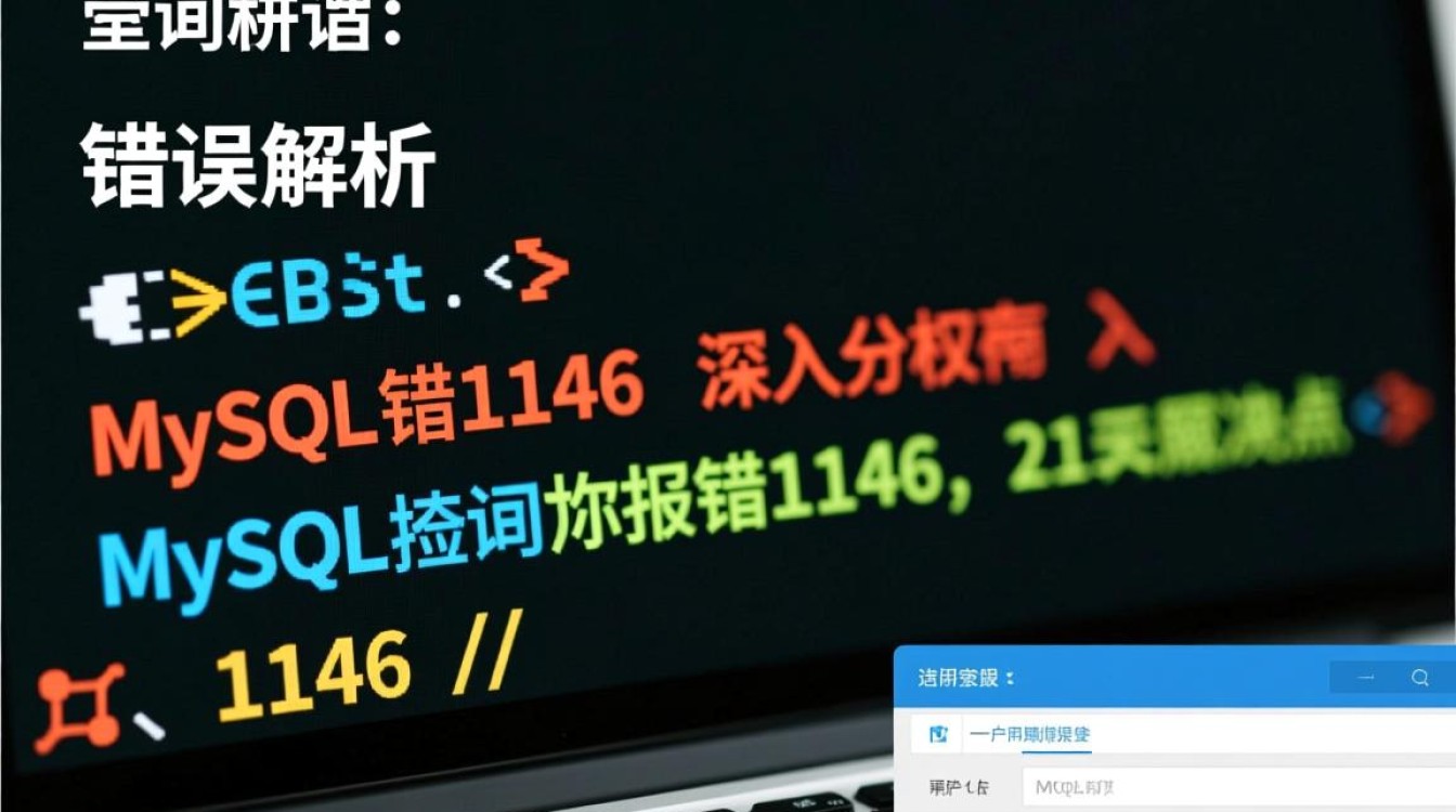 MySQL查询错误1146解决攻略，深度解析故障原因及修复方法？