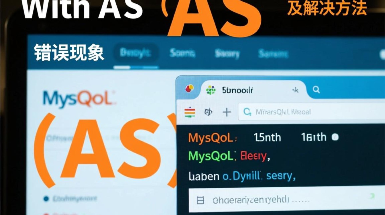 MySQL使用WITH AS语句出错,原因及解决方法是什么? MySQL使用WITH AS语句出错,原因及解决方法是什么?