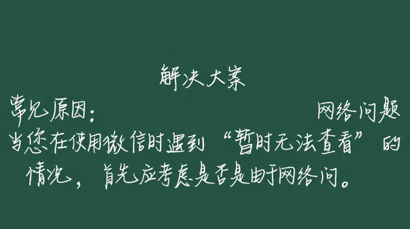 为何微信突然显示‘暂时无法查看’，背后原因让人疑惑？