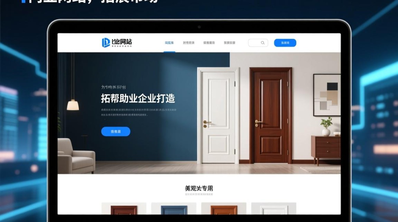 门业网站模板，如何打造吸引眼球的门业展示平台？