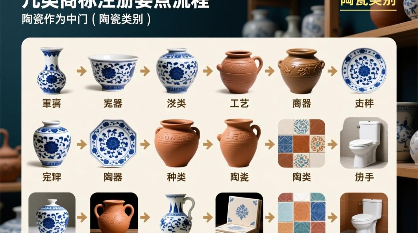 陶瓷类别众多，如何选择最合适的商标注册类别？