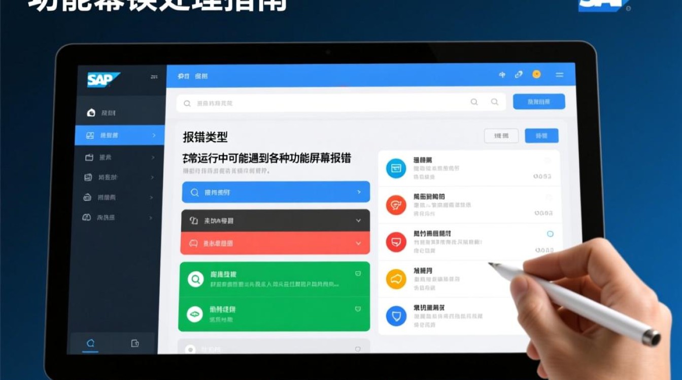 SAP功能屏幕报错原因及解决方法有哪些？快速排查指南！