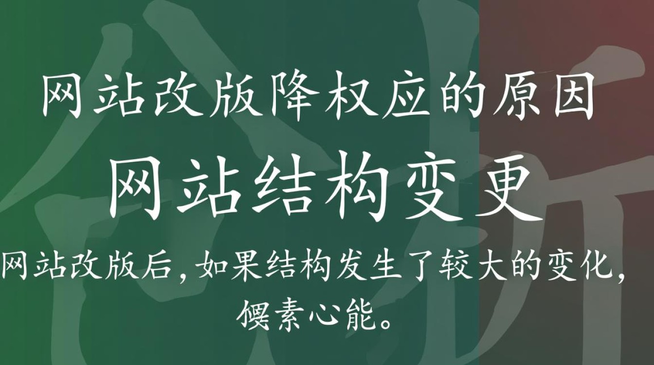 网站改版后权重降低，是设计问题还是优化失误？如何快速恢复？