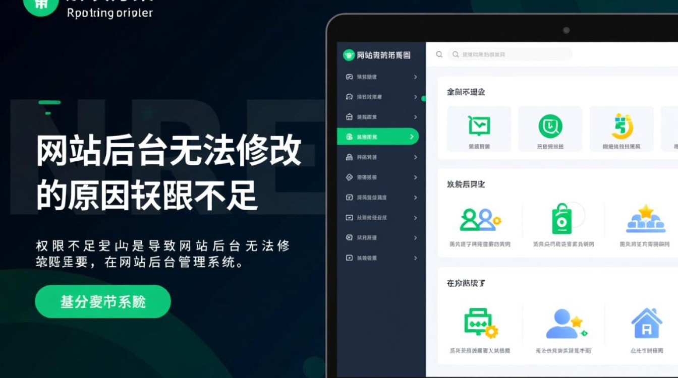 为何网站后台功能受限，修改选项彻底消失，无法进行编辑操作？