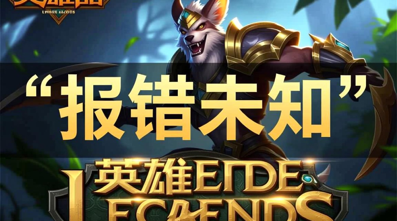英雄联盟频繁报错，玩家困惑，未知错误究竟为何？