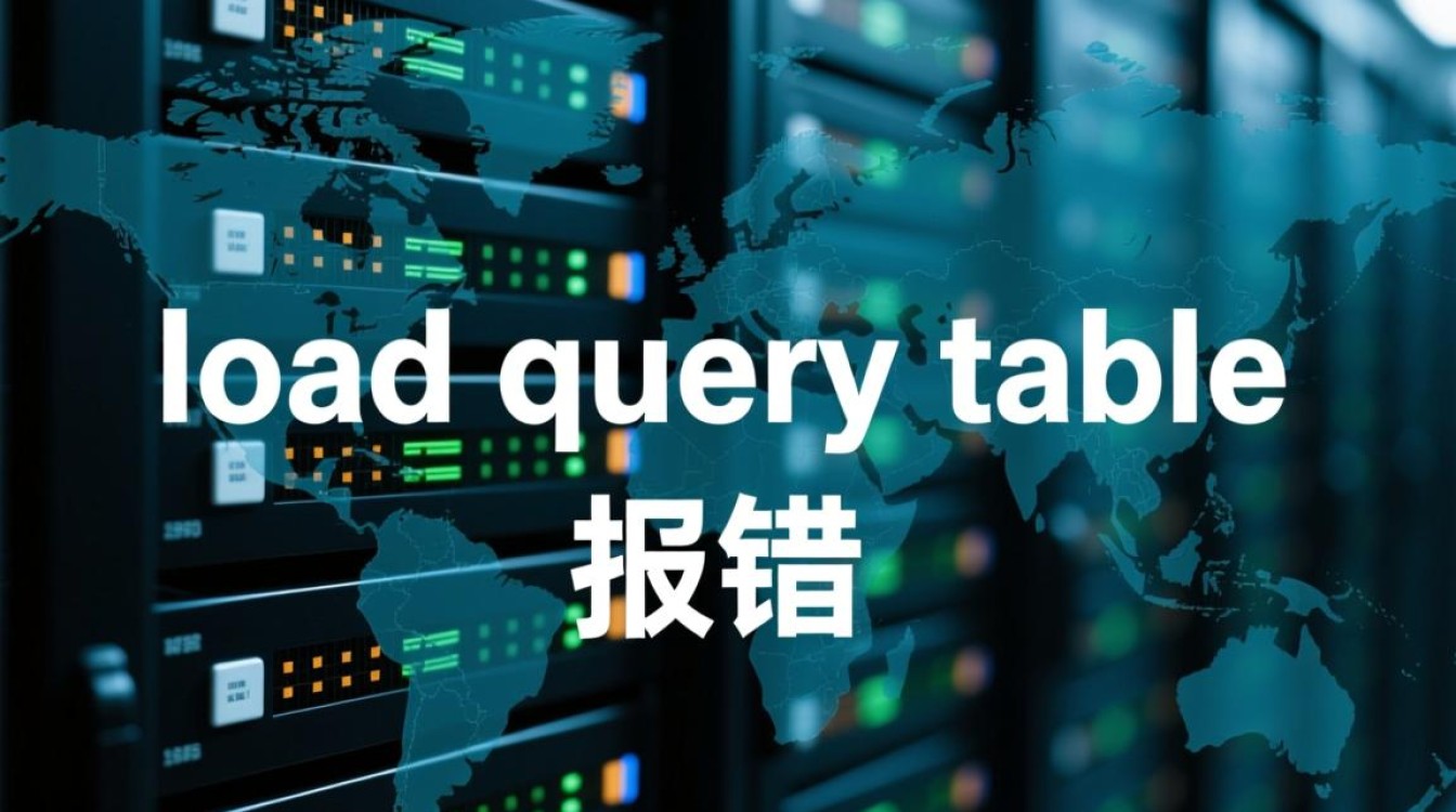 load query table 报错原因探析，系统故障还是配置错误？30字揭秘