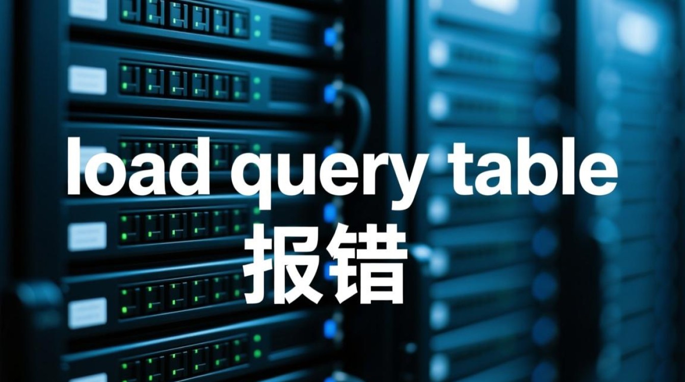 load query table 报错原因探析，系统故障还是配置错误？30字揭秘