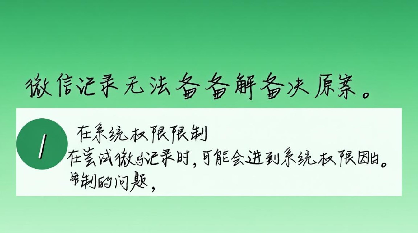 微信记录为何无法备份?解决方法大揭秘! 微信记录为何无法备份?解决方法大揭秘!