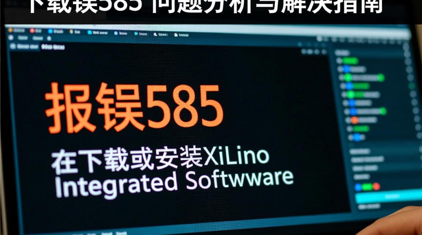 ise下载报错585？详解软件下载中常见错误585的排查与解决方法！