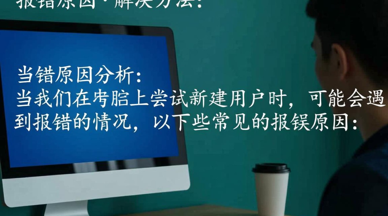 电脑新建用户时频繁报错，究竟是什么原因导致？排查方法详解！