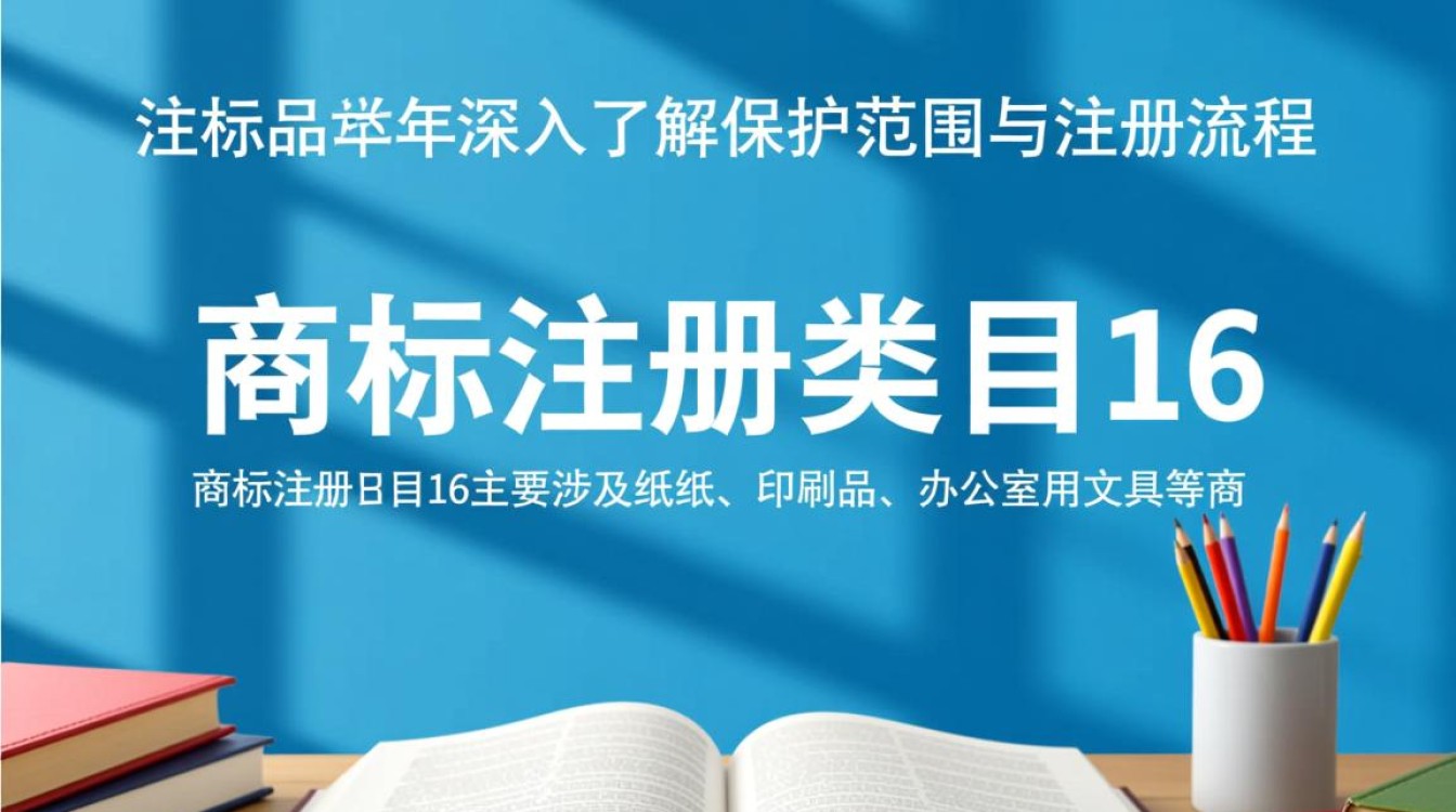 商标注册类目16究竟包含哪些具体商品和服务？如何精准选择？