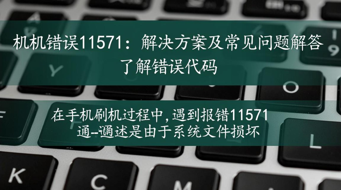 刷机报错11571？究竟是什么原因导致，如何解决？