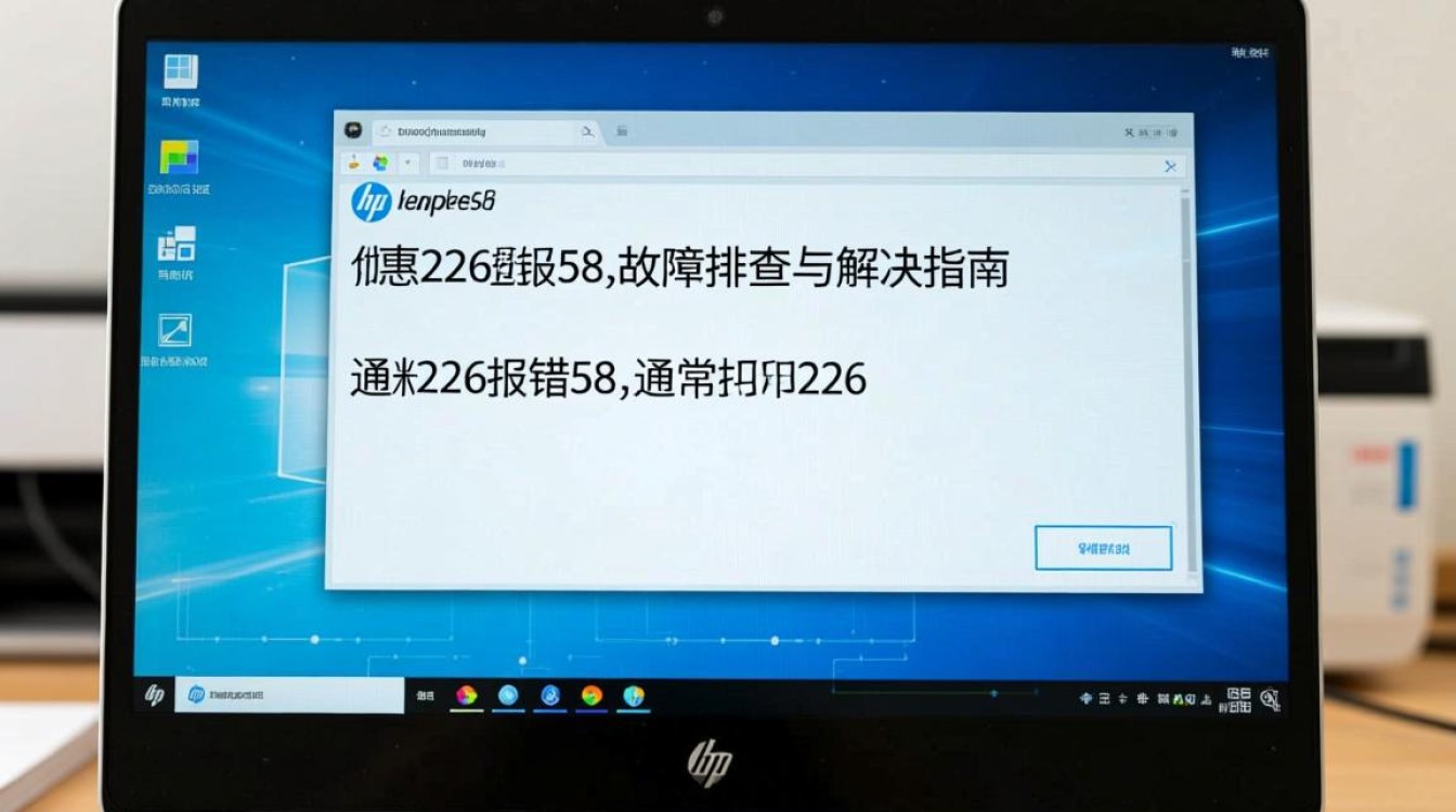 惠普226报错58是什么原因导致的？维修方法及解决步骤详解！